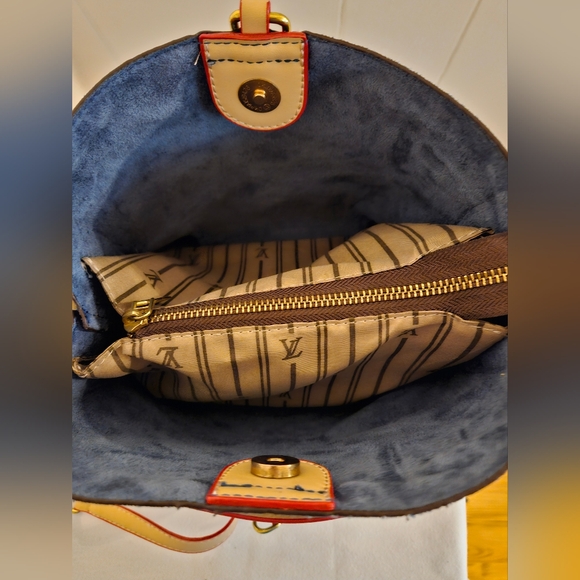 Blue/Denim Monogram Bag and Wallet Set - Picture 7 of 13